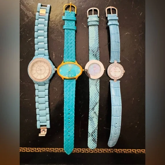 Joan Rivers Gossip Badavici Teal Watch Lot EUC Joan Rivers Gossip Badavici Teal Watch Lot | Mercari main image 2